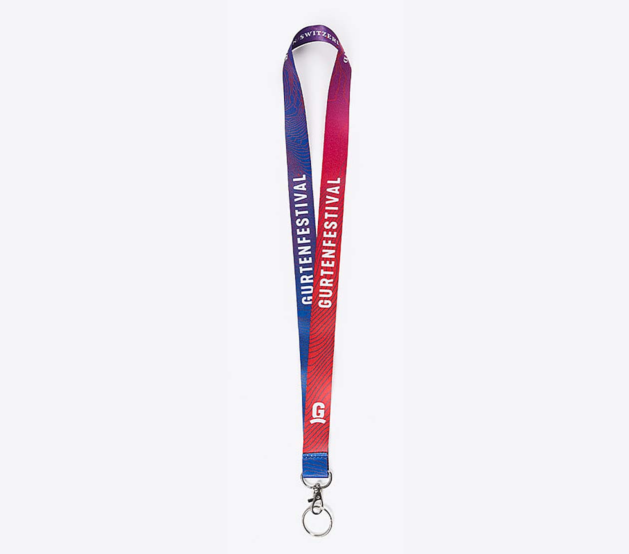 Lanyard 383 Satin Schluesselband Mit Logo Bedrucken Gurten Festival