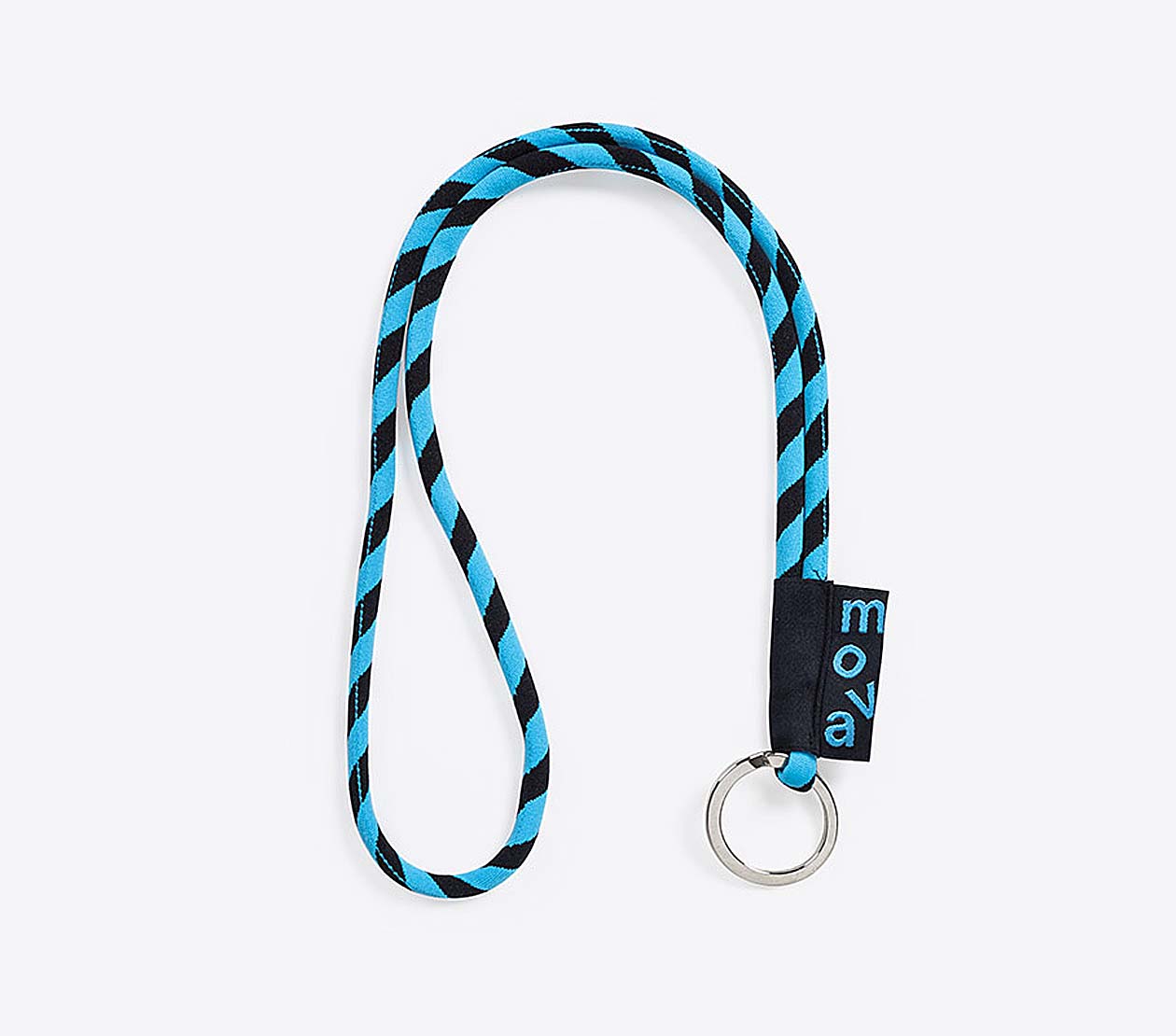 Lanyard 386 Tube Label Long Hajk Polyamid Schwarz Blau