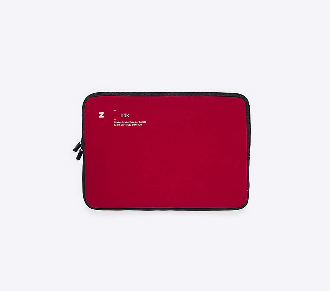 Laptop 15zoll Sleeve Mit Sujet Bedrucken Zhdk Rot