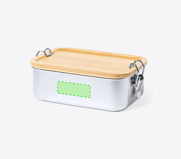 lunchbox edelstahl mit logo bedrucken druckflaeche a