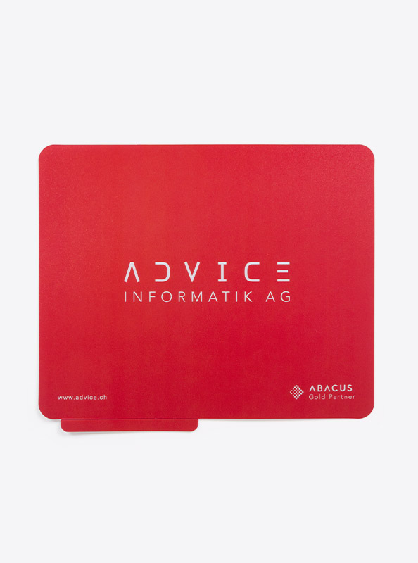 Mausmatte Mouse Pad Pvc Mit Logo Motiv Bedrucken Advice Informatik