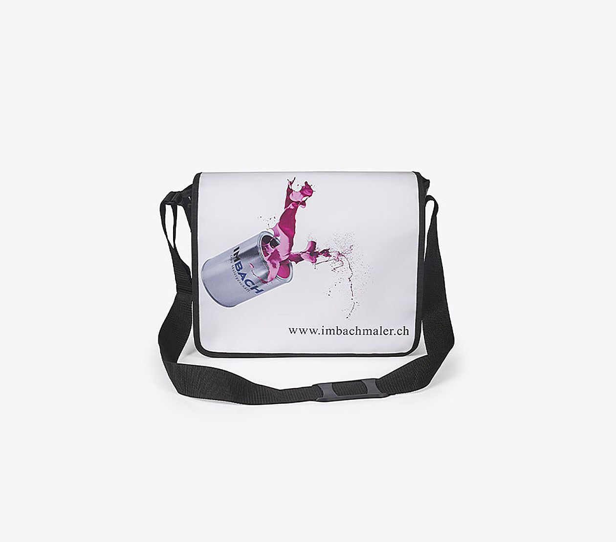 Messenger Bag Mit Logo Bedrucken Front