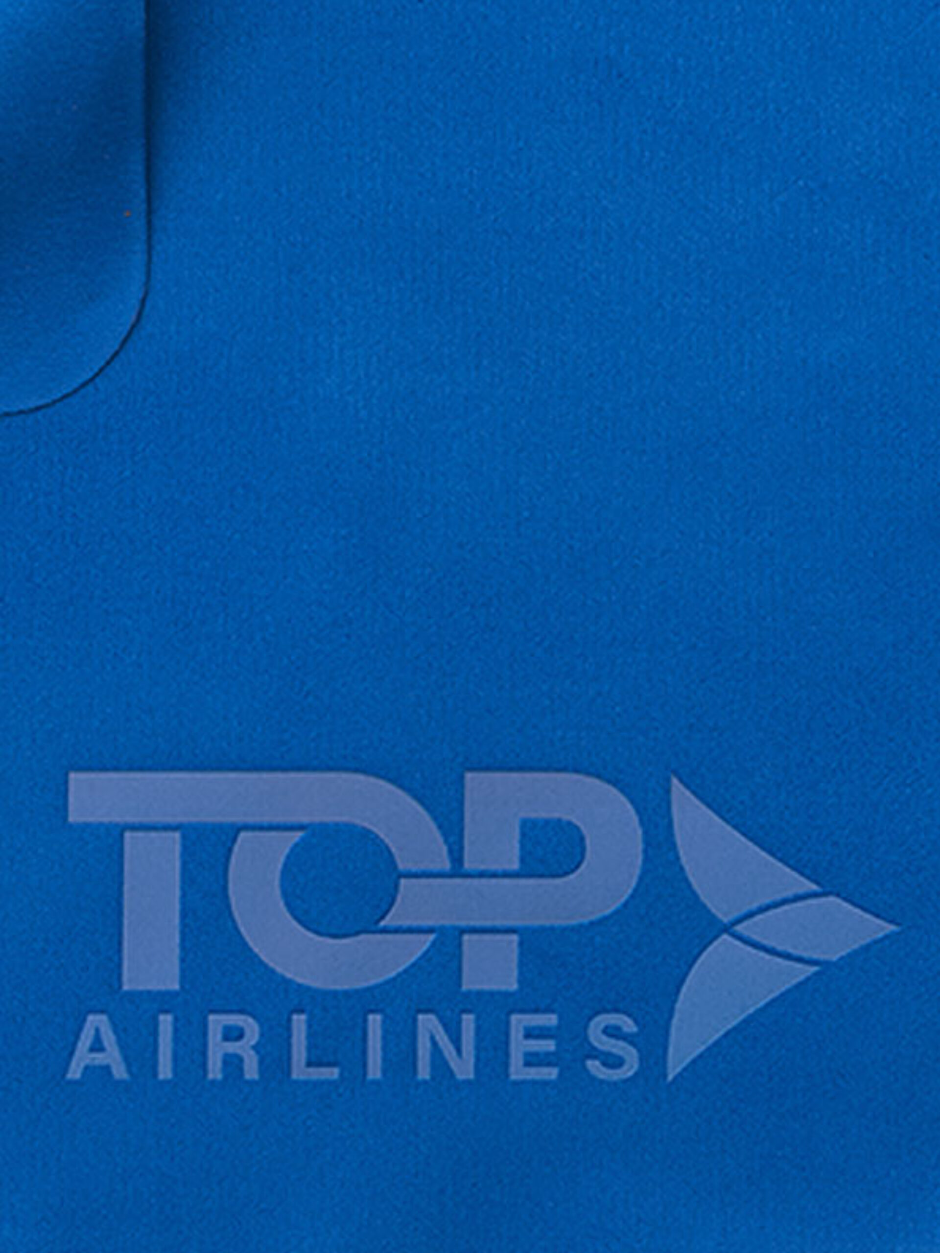 Mikrofaser Putztuch Eu Top Airlines Mit Logo Bedrucken Blau Praegung