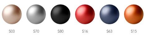 MS8 Farben Metall Clip