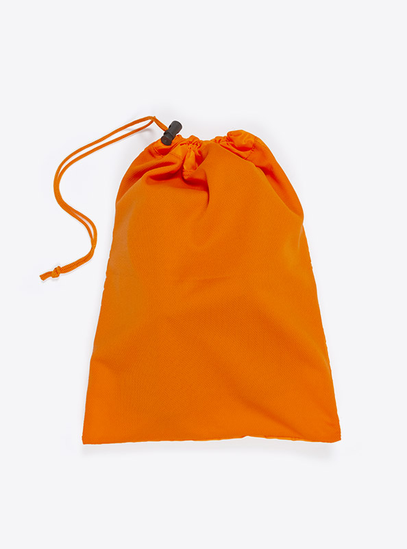 Netz Beutel Polyester Mit Logo Bedrucken Faire Produktion Orange