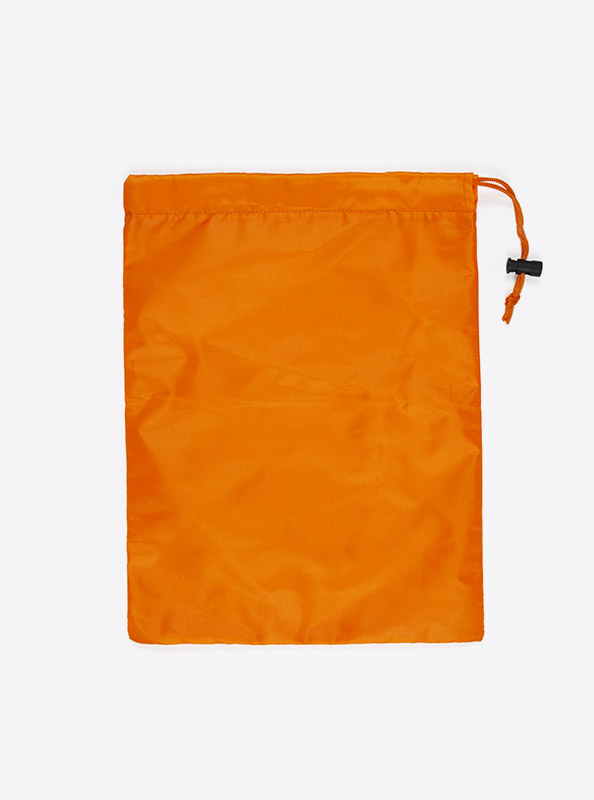 Netz Beutel Polyester Mit Logo Bedrucken Nachhaltige Produktion Orange