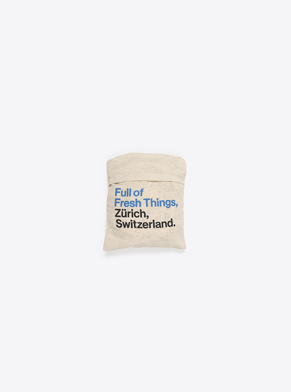 Netztasche Recycled Zuerich Tourismus Mit Logo Werbung Bedrucken Falttasche Kompakt