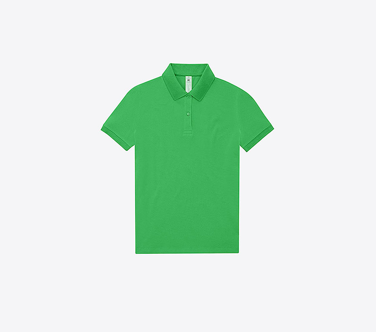 Polo Shirt Damen Easy B+c Mit Logo Bedrucken Apple Green