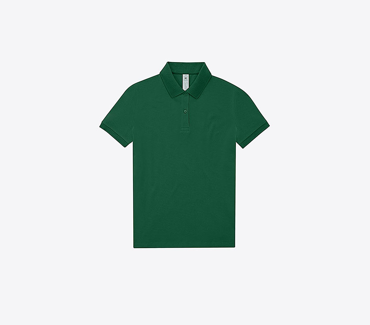 Polo Shirt Damen Easy B+c Mit Logo Bedrucken Ivy Green