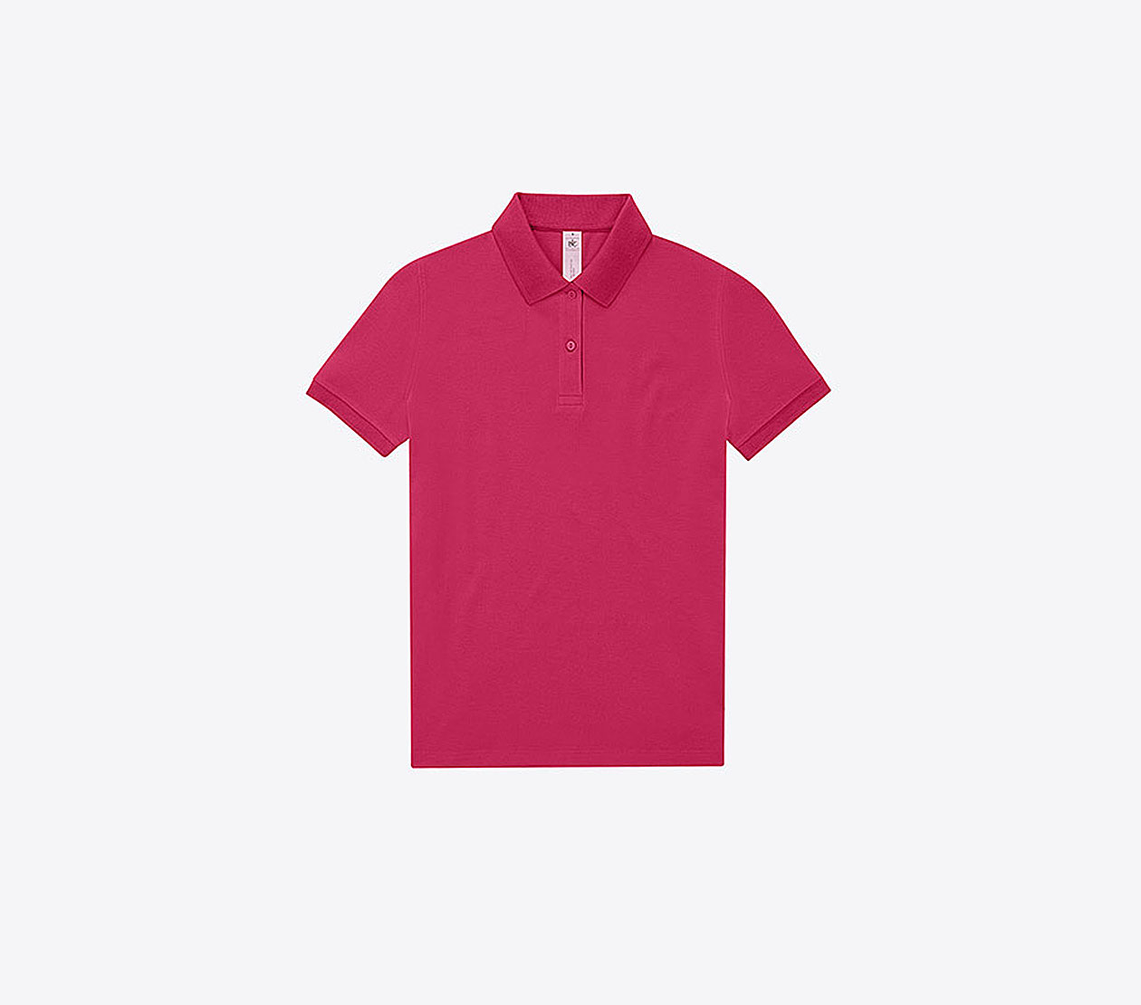 Polo Shirt Damen Easy B+c Mit Logo Bedrucken Meta Fuchsia