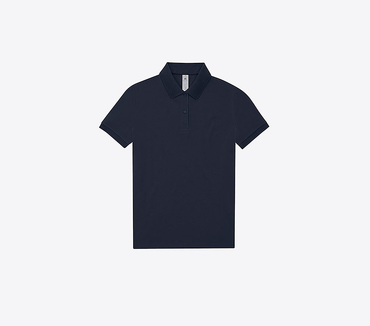 Polo Shirt Damen Easy B+c Mit Logo Bedrucken Navy