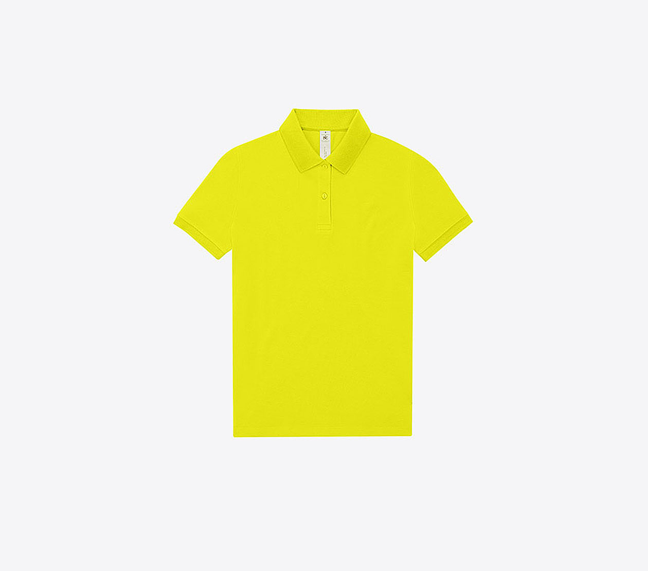 Polo Shirt Damen Easy B+c Mit Logo Bedrucken Pixel Lime