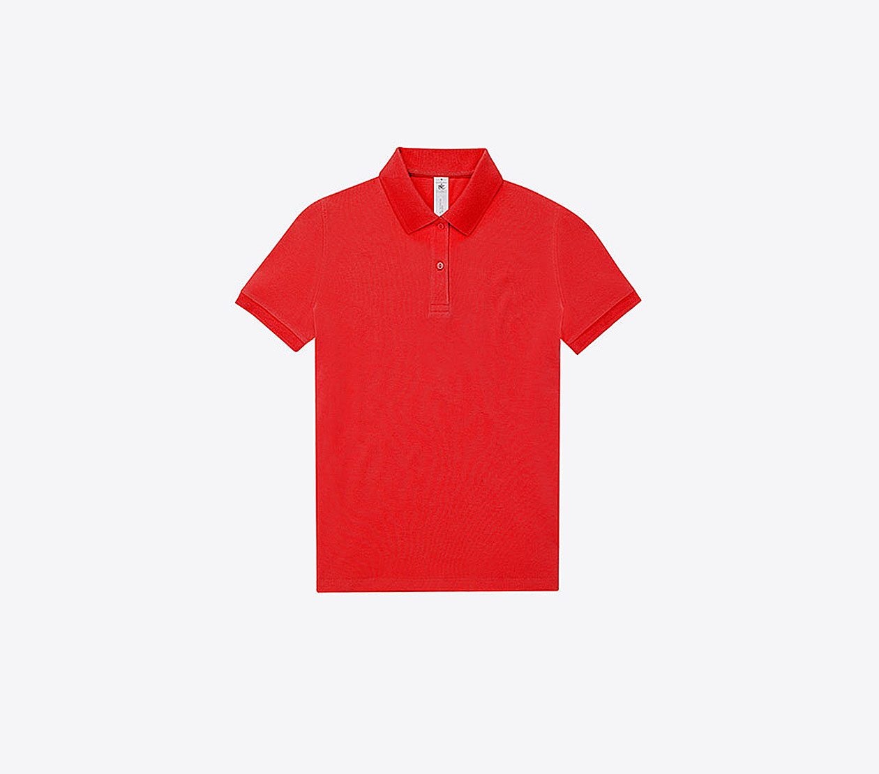 Polo Shirt Damen Easy B+c Mit Logo Bedrucken Red