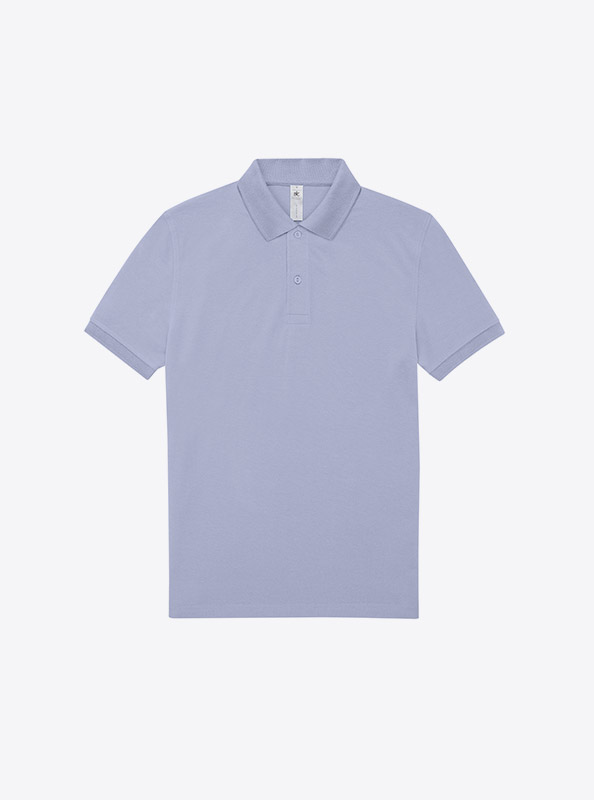 Polo Shirt Herren Easy B+c Mit Logo Bedrucken Baumwolle Lavender