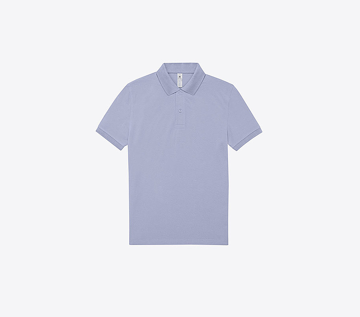 Polo Shirt Herren Easy B+c Mit Logo Bedrucken Baumwolle Lavender