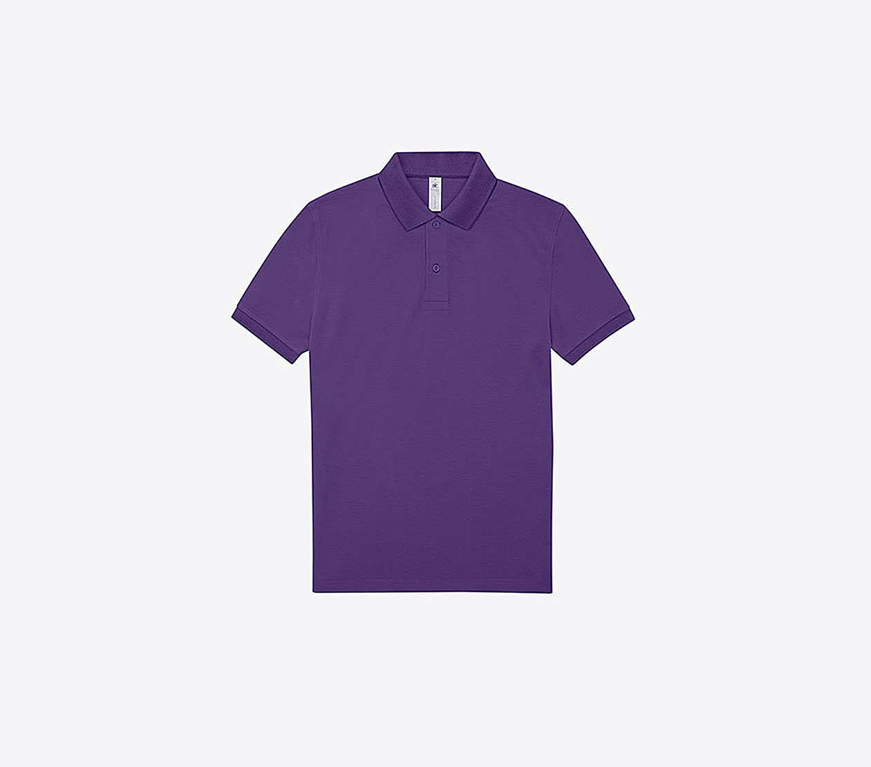 Polo Shirt Herren Easy B+c Mit Logo Bedrucken Baumwolle Meta Lilac