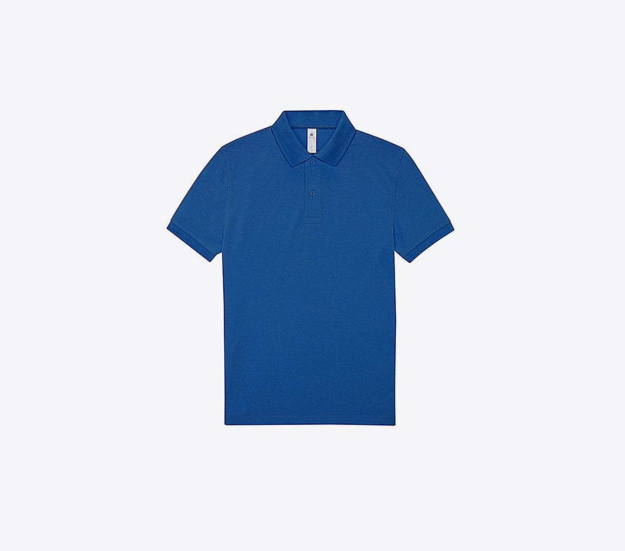 Polo Shirt Herren Easy B+c Mit Logo Bedrucken Baumwolle Royal Blue