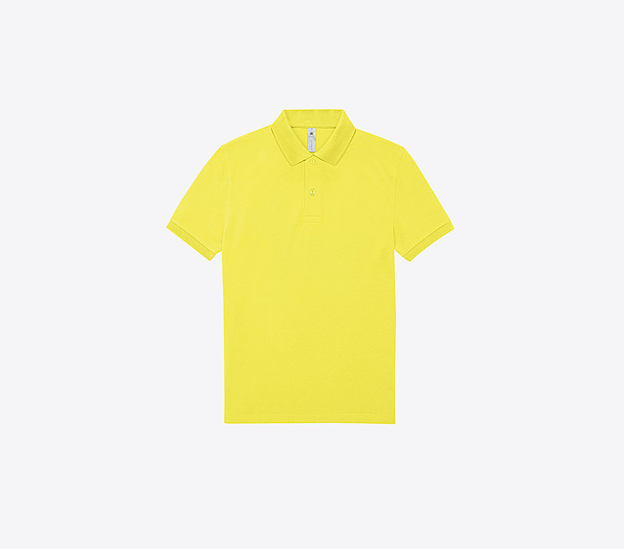 Polo Shirt Herren Easy B+c Mit Logo Bedrucken Baumwolle Solar Yellow