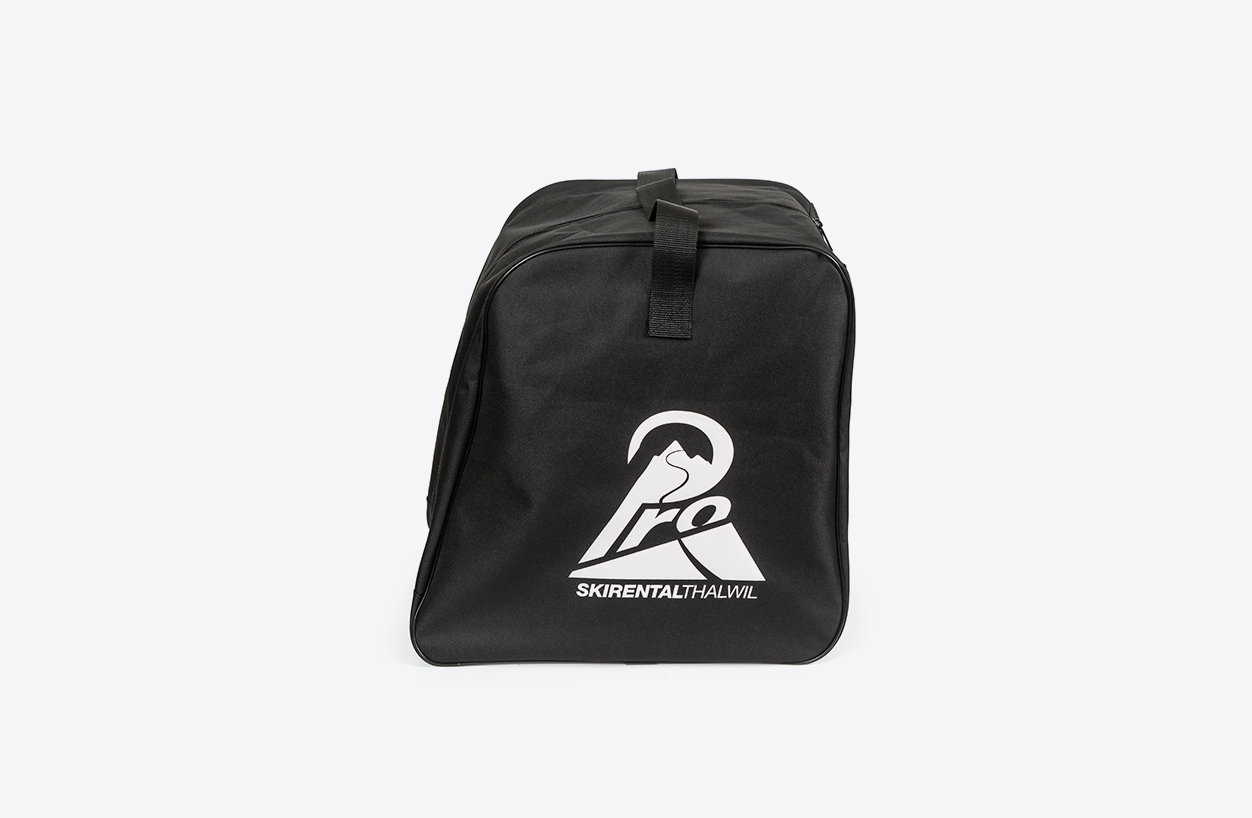 pro skirental thalwil skischuhtasche mit logo bedruckt
