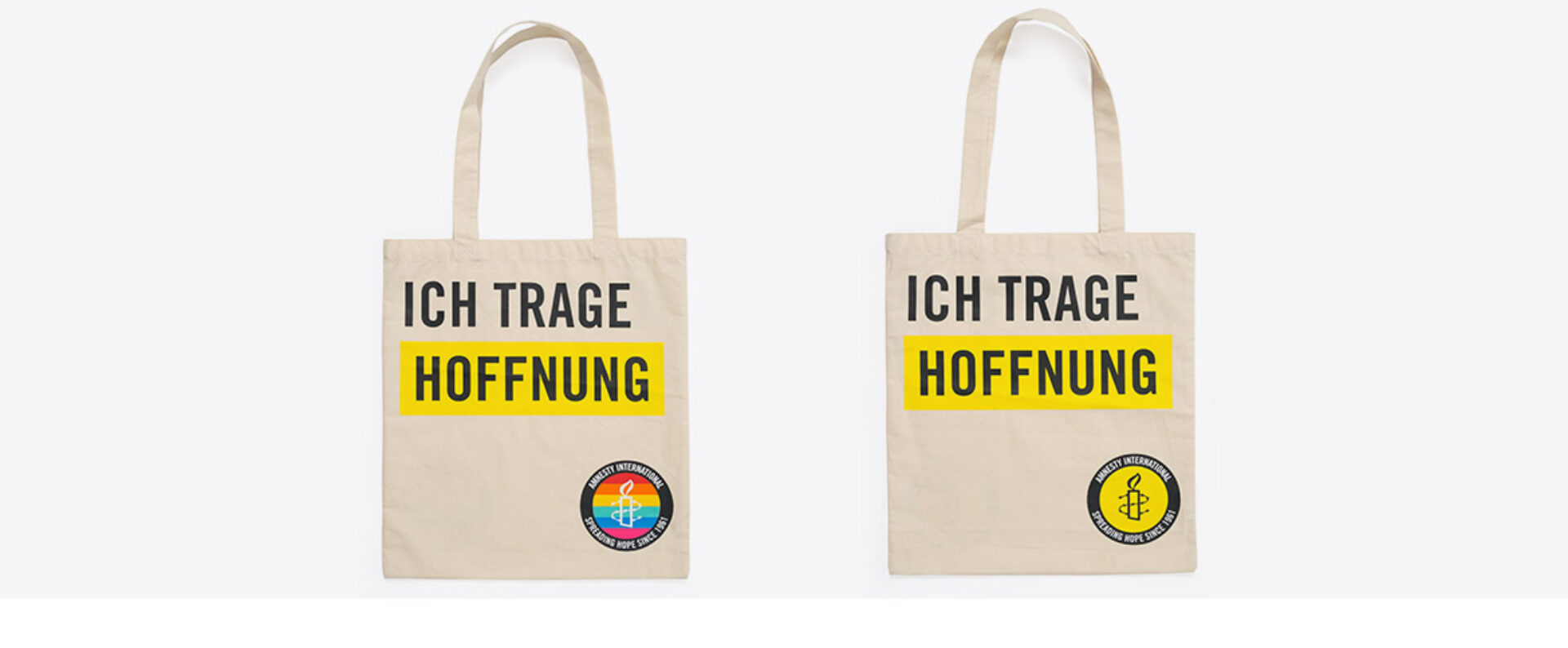Referenzen Amnesty International Shopping Bags