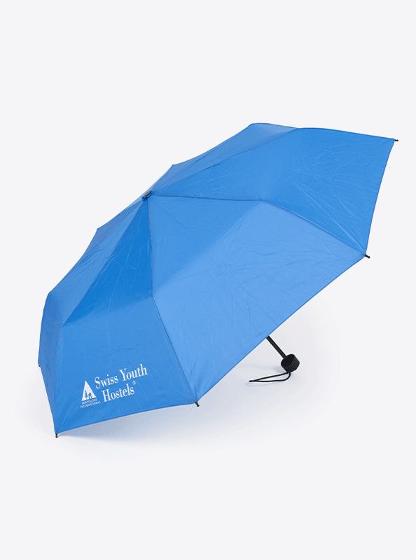 Regenschirm Taschenschirm Mit Logo Bedrucken Swissyouthhostel
