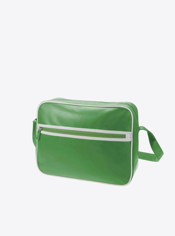 Retro Bag Easy Halfar Mit Logo Bedrucken Faire Produktion Kostenloser Designservice Gruen