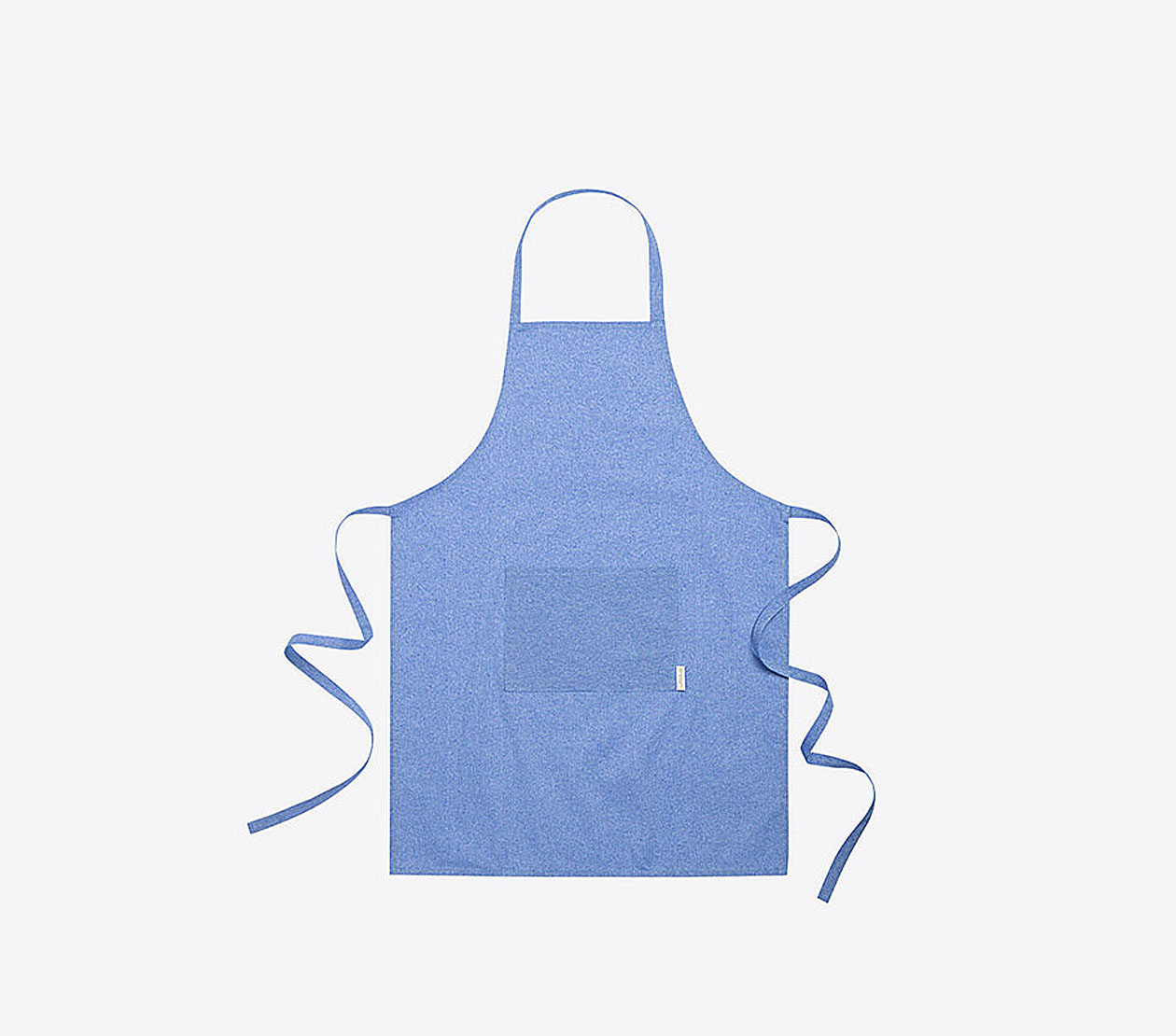 Schuerze Recycled Easy Makito Pissek Mit Logo Bedrucken Besticken Baumwolle Blau