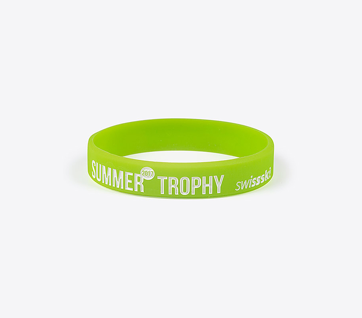 Silikon Armband Tiefpraegung Swisski Summertrophy Gruen