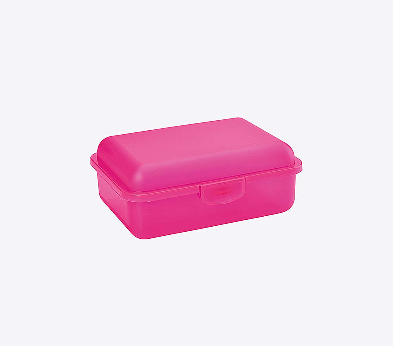 Snackbox Lunchbox Budget Mit Logo Motiv Bedrucken Pink Transparent