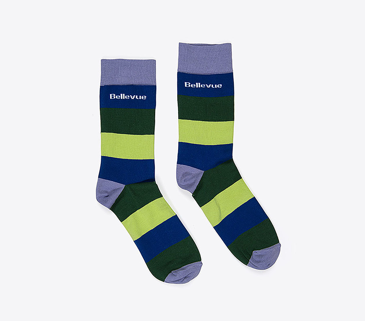 Socken Bellevue Gestreift Baumwolle Mit Logo