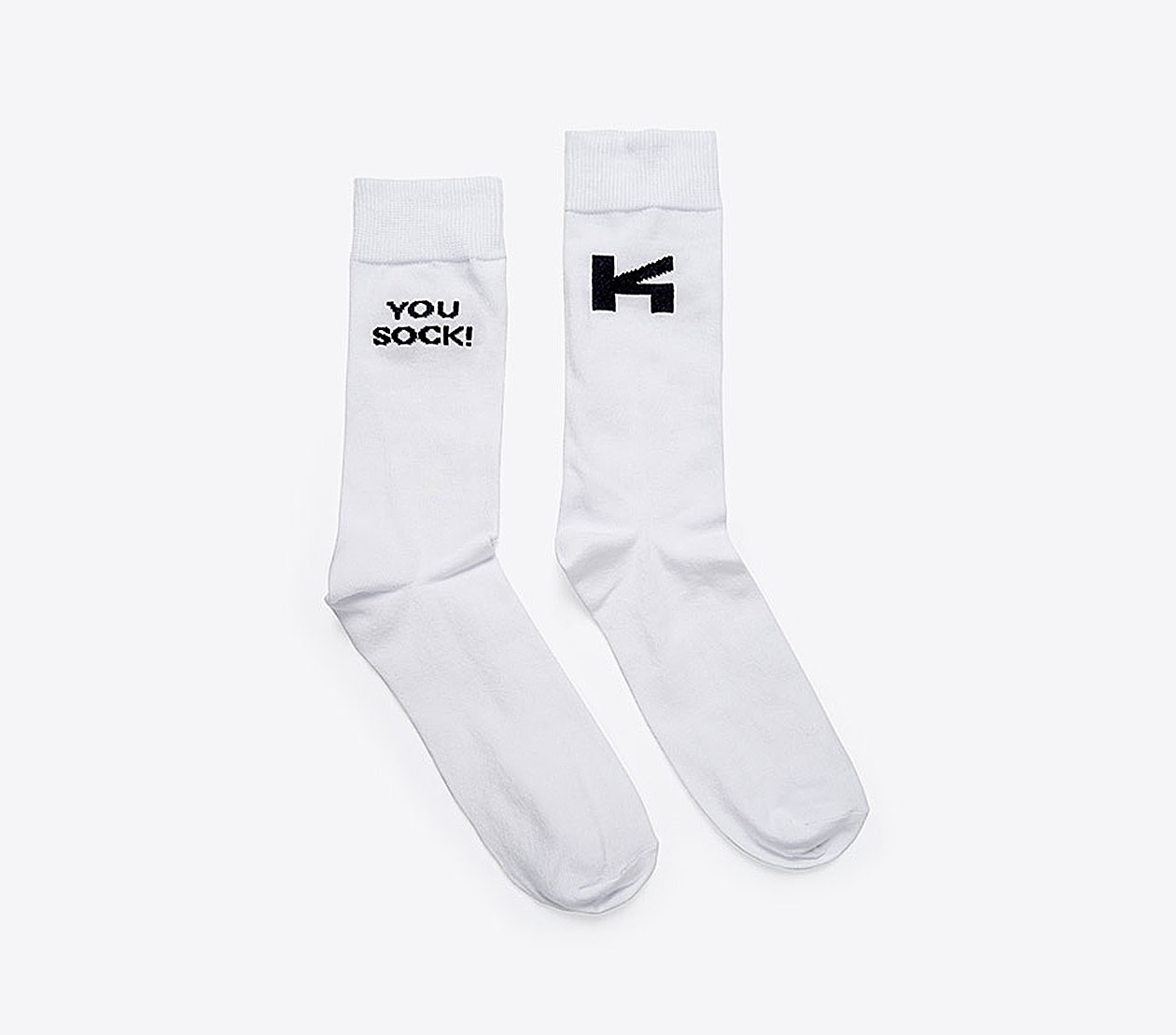 Socken Mit Logo Kiff Baumwolle Nylon Elasthan Einwebung