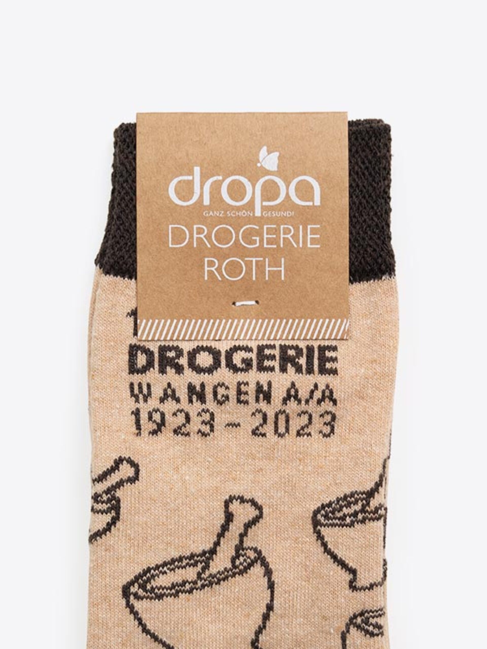 Socken Recycled Dropa Drogerie Mit Logo Einwebung Baumwolle Recycled Polyester Recycled Fair Produziert