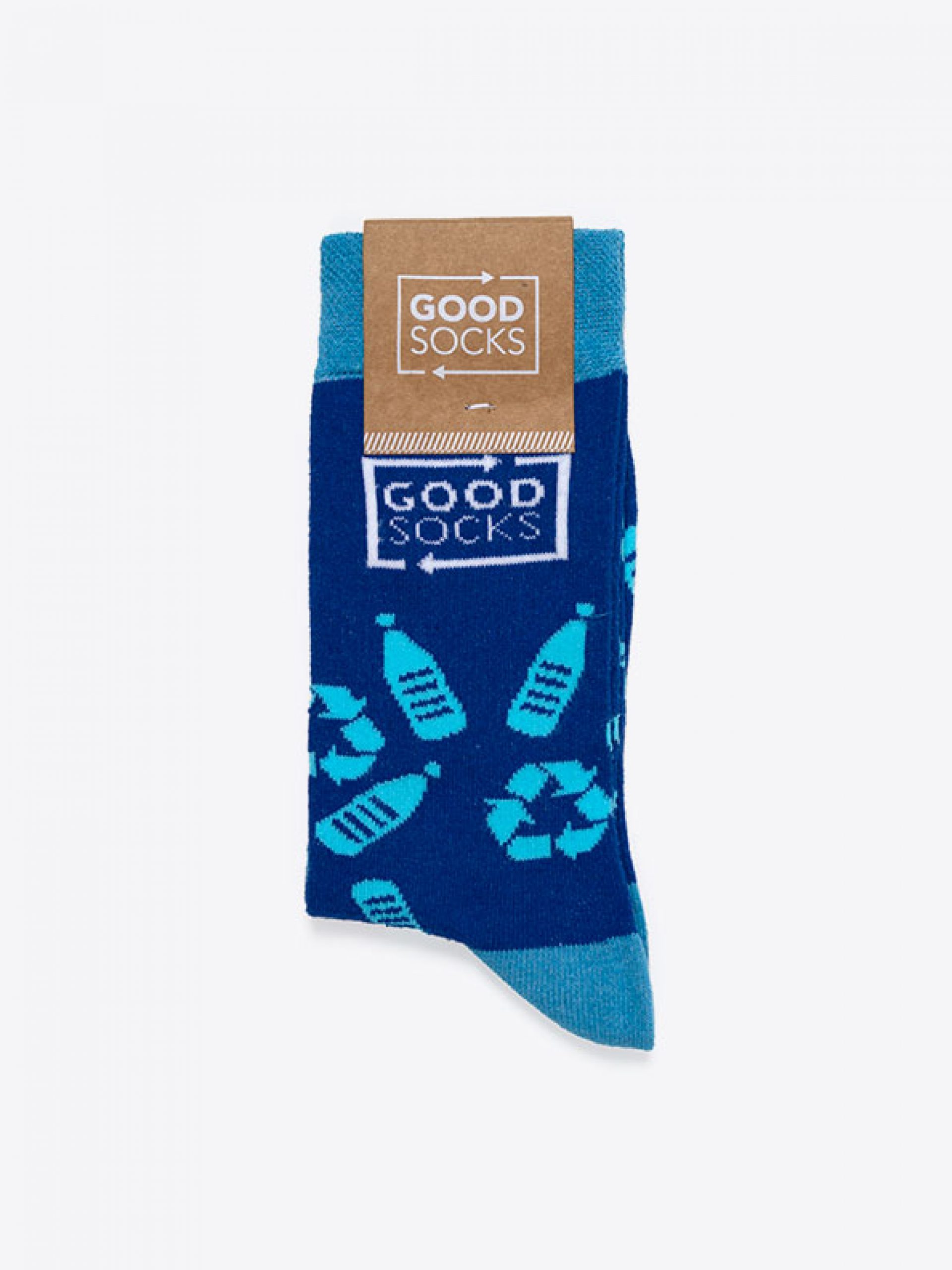 Socken Recycled Goodsocks Mit Logo Bedrucken Gefaltet