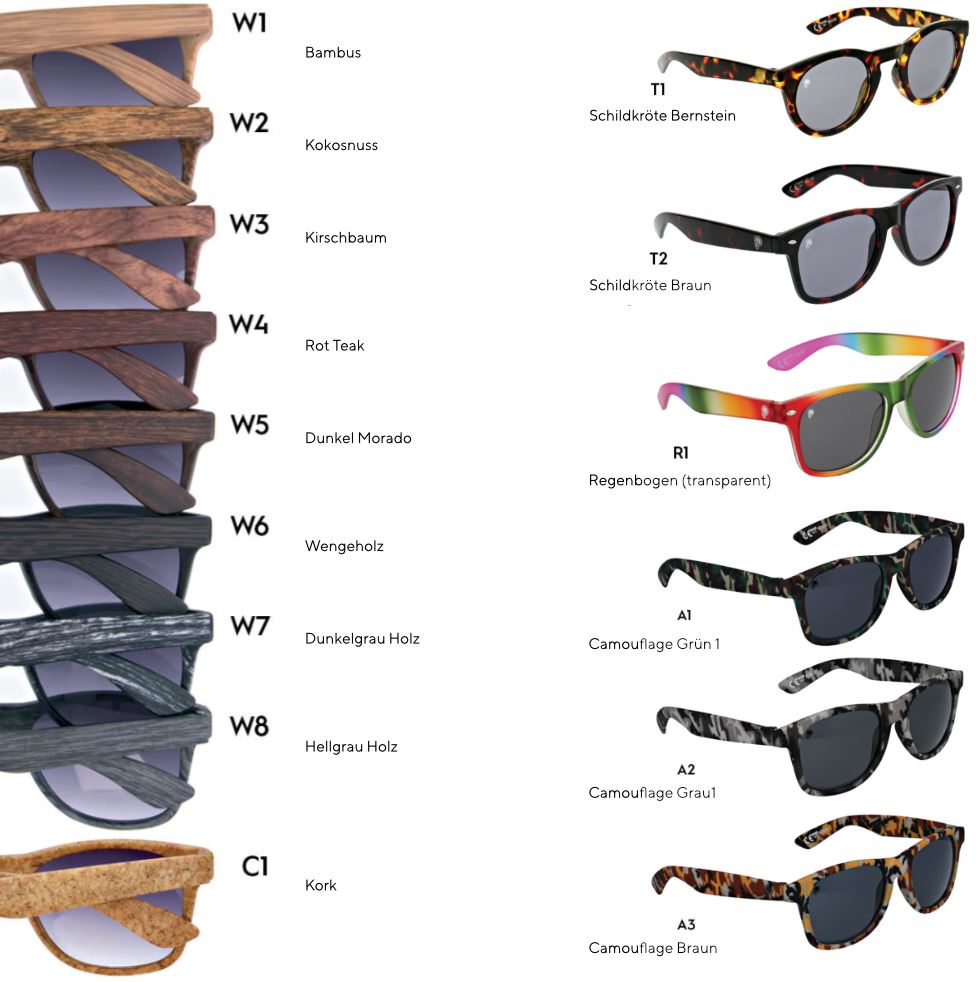 Sonnenbrille Muster Standardmuster