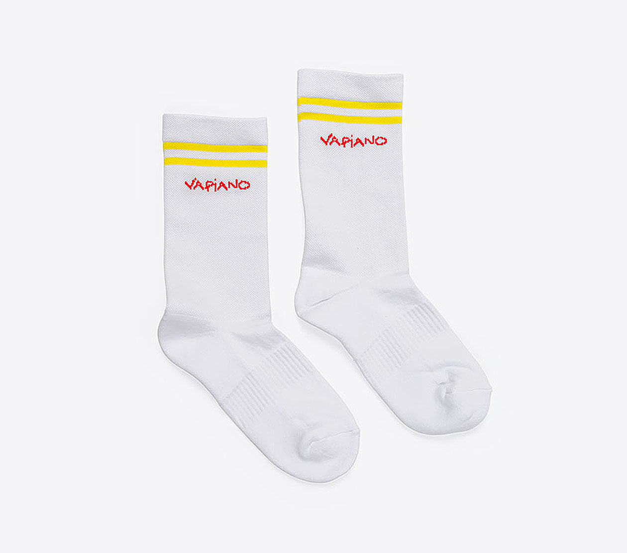 Sportsocken Light Vapiano Logo Einweben Baumwolle Polyamid Elastan Massgeschneidert Auf Mass