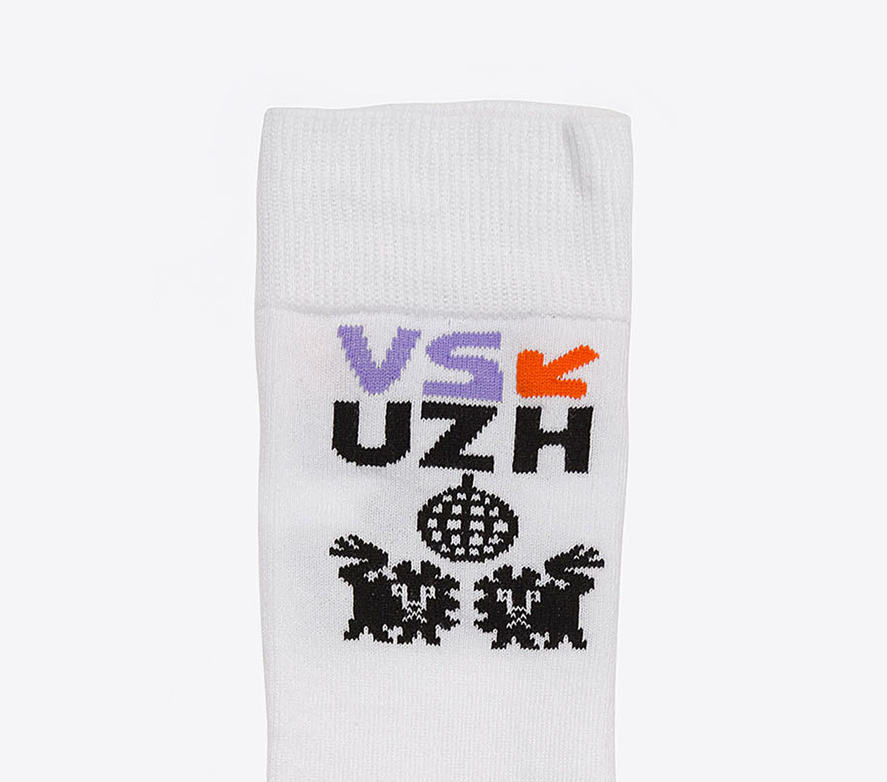 Sportsocken Recycled Vsuzh Logo Einwebung Reziklierte Baumwolle