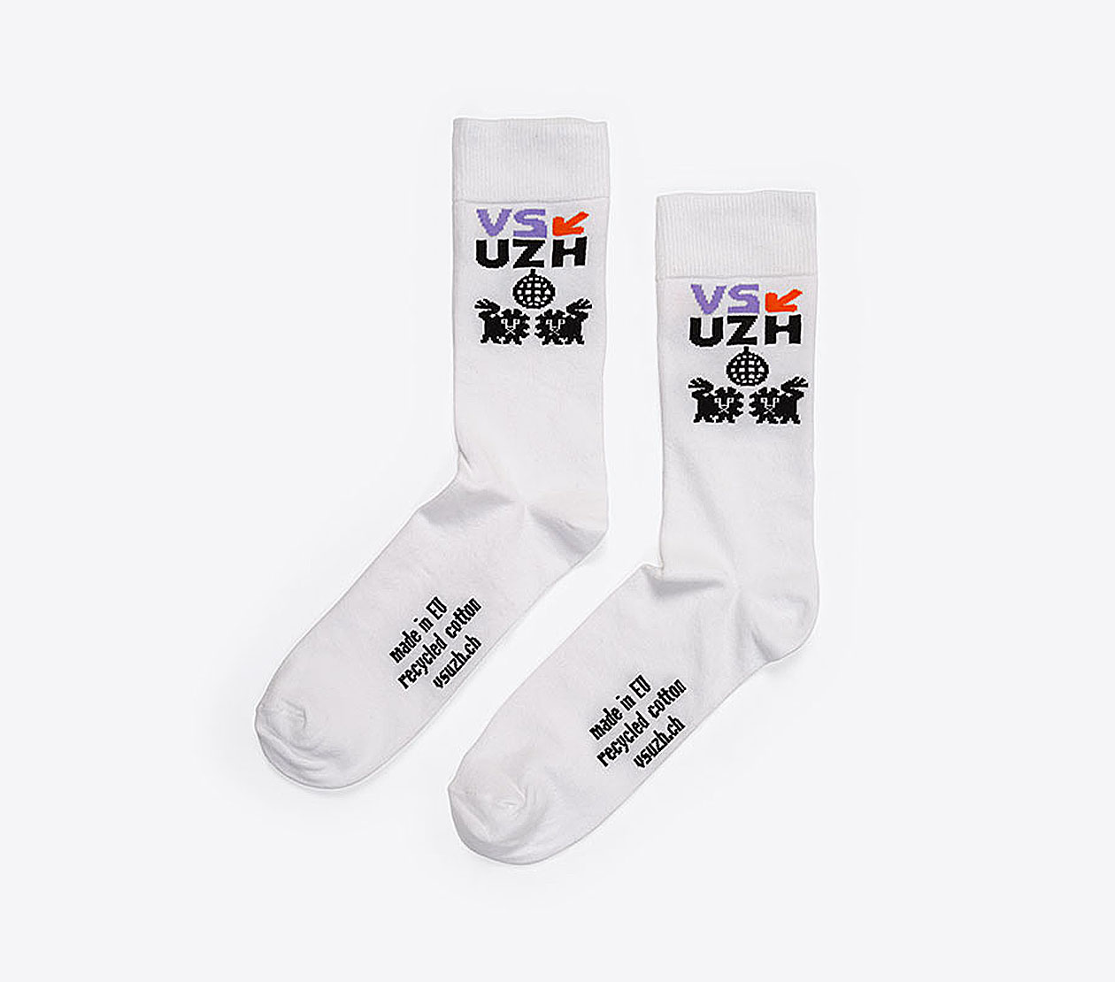 Sportsocken Recycled Vsuzh Logo Einwebung