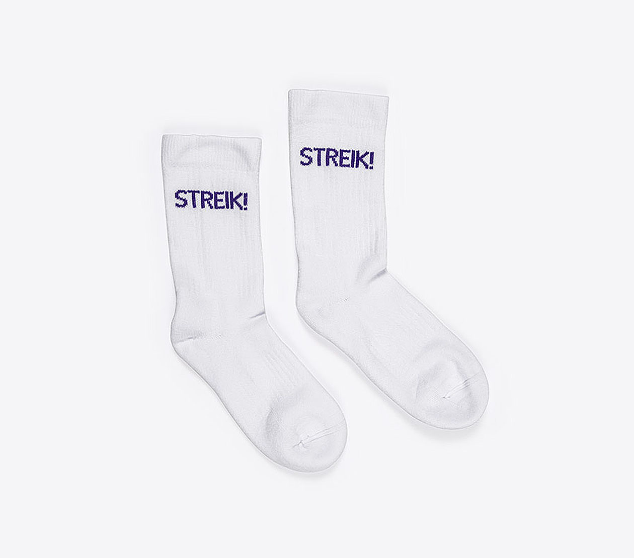 Sportsocken Streikhaus Mit Logo Einwebung Werbesocken Baumwolle Weiss