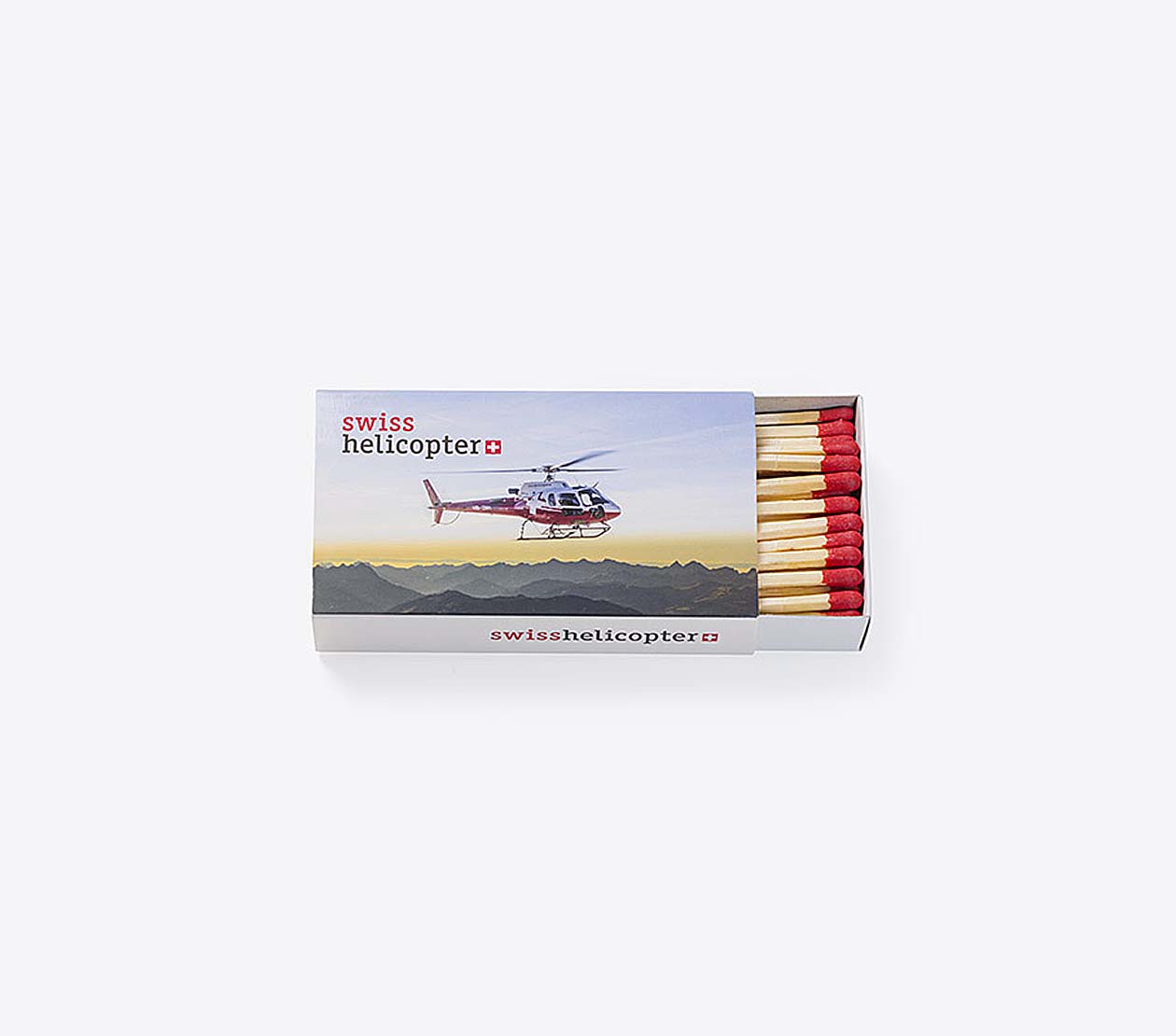 Streichholz Swissmade Box Mit Logo Motiv Bedrucken