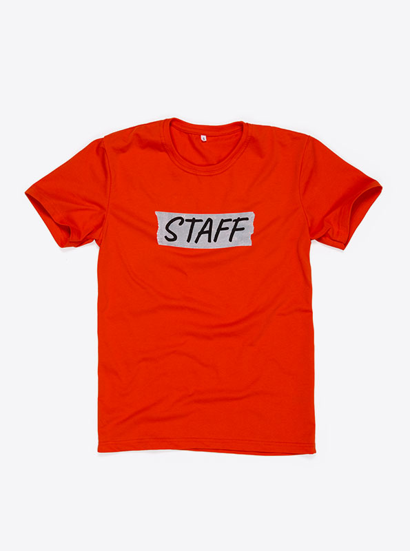 T Shirt Herren Kurzarm Mobiliar Mit Logo Bedrucken Kostenloser Gestaltungsvorschlag Rot