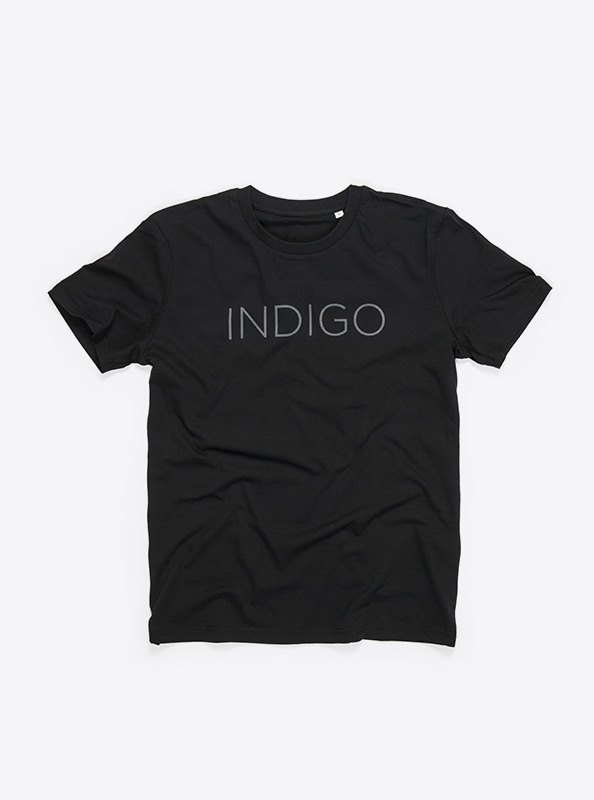 T Shirt Herren Standard Bio Indigo Mit Logo Bedrucken Stanley Stella Creator Bio Baumwolle