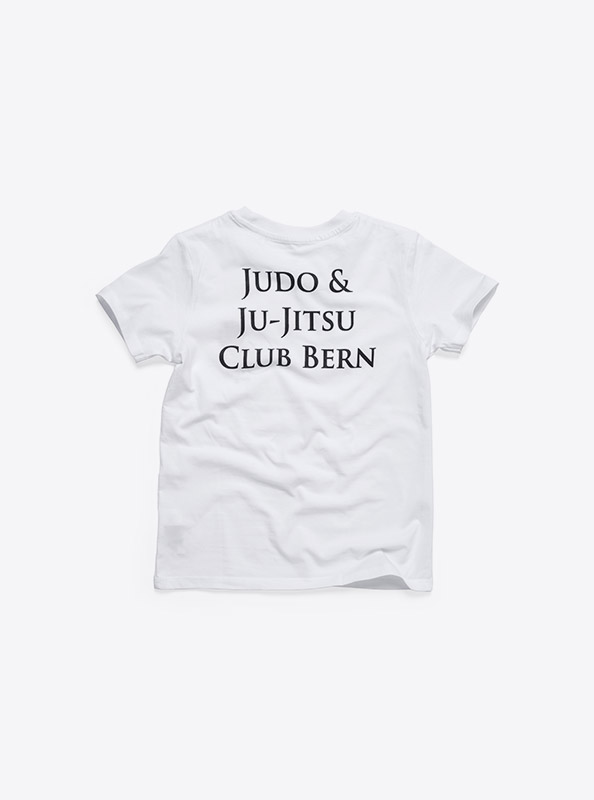 T Shirt Stanley Stella Mini Creator Judo Ju Jitsu Club Bern Mit Logo Bedrucken Bio Baumwolle Weiss