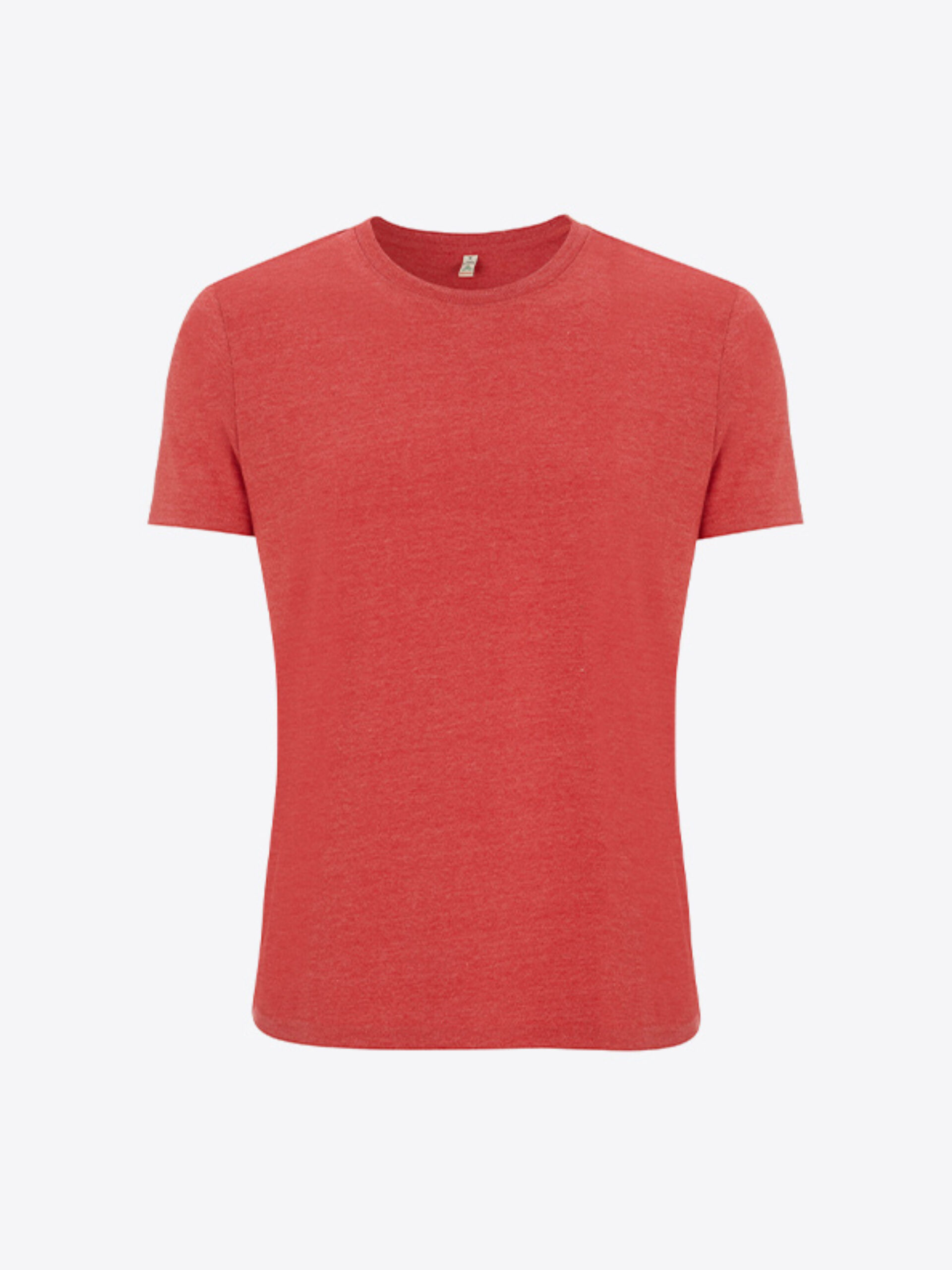 T Shirt Unisex Recycled Salvage Sa01 Mit Logo Bedrucken Melange Red