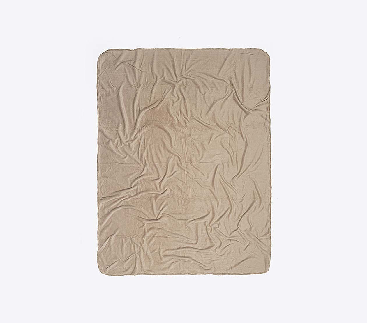Tagesdecke Easy Makito Bibbli Mit Logo Bedrucken Besticken Fleecedecke Rpet Recycled Polyester Fair Produziert Beige 2
