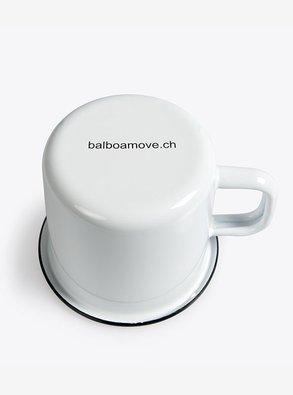 Tasse Emaille Mit Logo Bedrucken Balboa