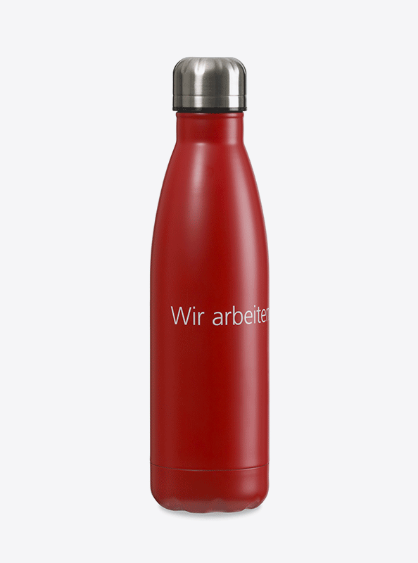 Thermosflasche Premium Mit Logo Gravierung Siebdruck Lehre Admin