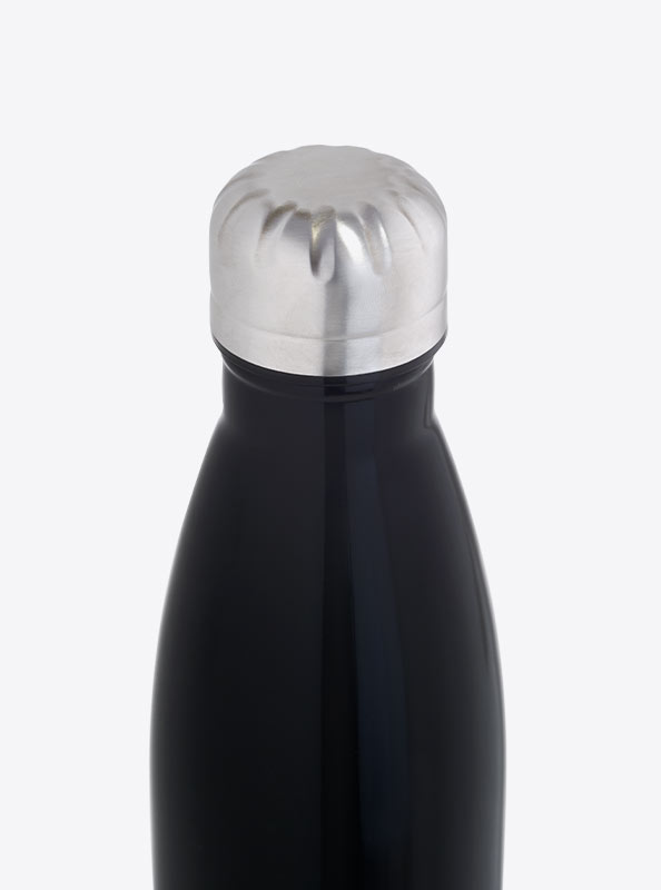 Thermosflasche Premium Mit Logo Gravierung Siebdruck Top