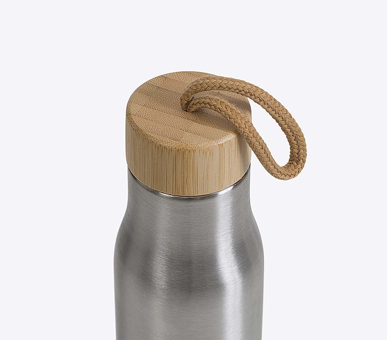 Thermosflasche Budget Edelstahl Mit Logo Siebdruck Gravierung