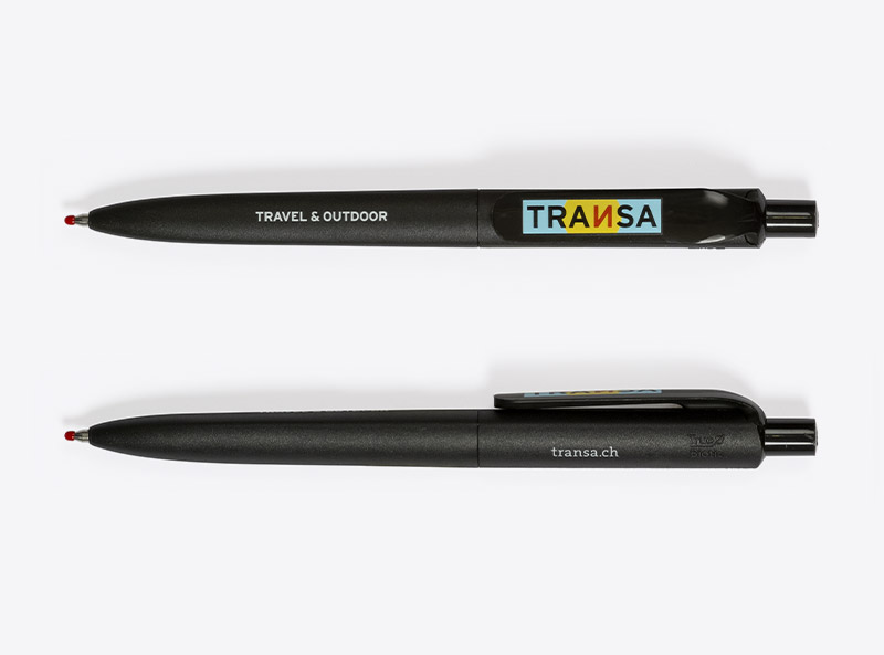 Transa Kugelschreiber Prodir Ds8 Biotic Schwarz