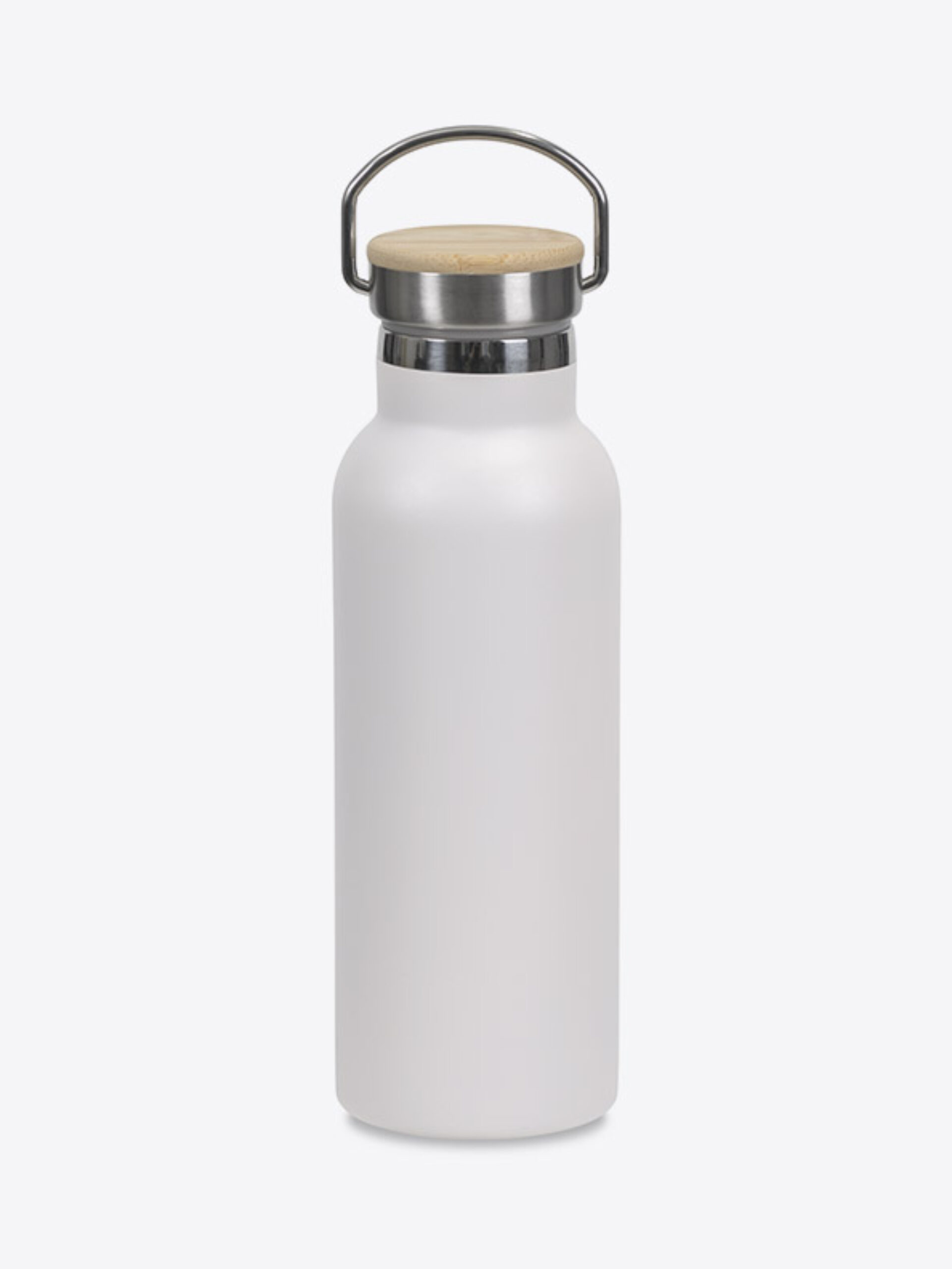 Trinkflasche Baladeo Edelstahl Mit Logo Gravur Kostenloser Gestaltungsservice Fair Produziert Weiss